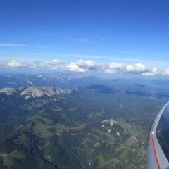 Flugwegposition um 15:46:07: Aufgenommen in der Nähe von Gemeinde Turnau, Österreich in 2871 Meter